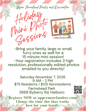 UMPR Holiday Mini Photo Sessions