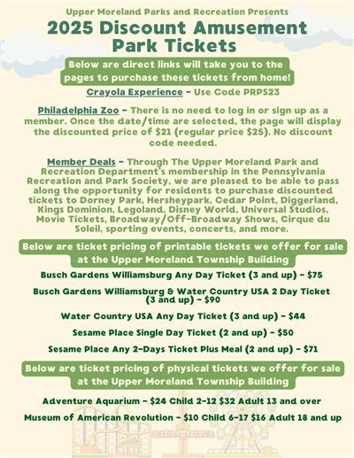 Discount Ticket Flyer Discount Ticket Flyer