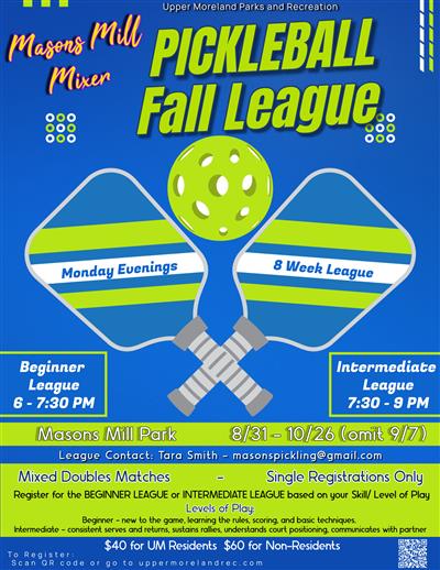 Pickleball Fall 2026