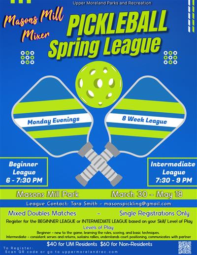 Pickleball Spring 2026